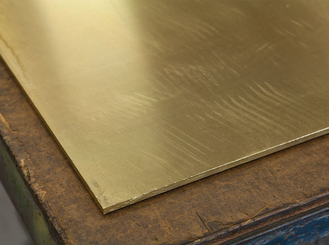 Латунная плита 60 мм 1000 мм Л68 ГОСТ 2208-2007