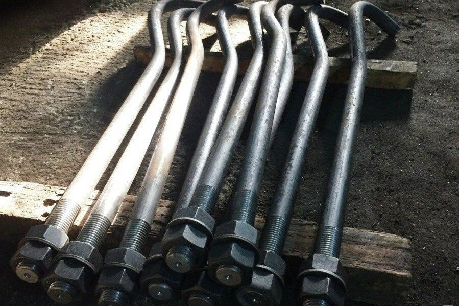 Фундаментный болт 48 мм 1900 мм 1,2 Ст3 ГОСТ 24379.1-2012