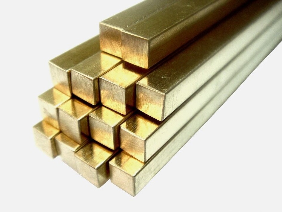 Латунный квадрат 10 мм 10 мм ЛЖМц59-1-1 ГОСТ 2060-2006