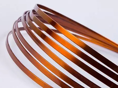 Медная проволока прямоугольная 3 мм 2 мм ПМТ ГОСТ 434-78