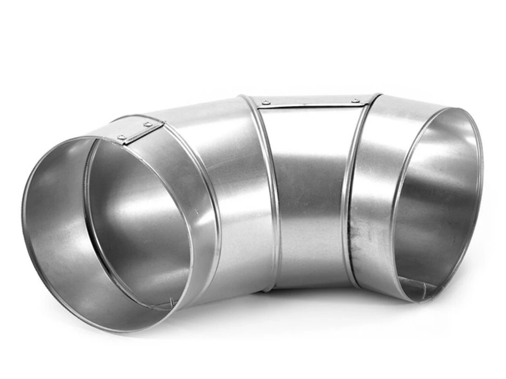 Отвод кожуха из нержавеющей стали 115 мм