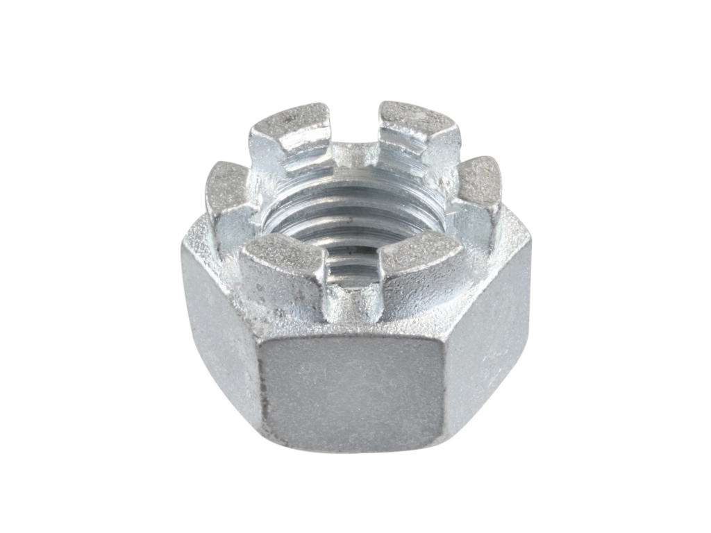 Шестигранные гайки прорезные 42 мм 4.5 мм 46 мм 9 мм ГОСТ 5918-73