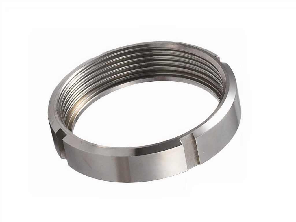 Шлицевая накидная гайка 32 мм AISI 304 DIN 11851