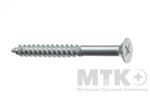 Шурупы с потайной головкой ГОСТ 1145 оцинкованные (3,5 x 13)